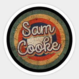 Sam Name Personalized Cooke Vintage Retro 60s 70s Birthday Gift Sticker